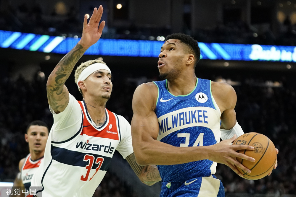 雄鹿狂胜奇才,西亚卡姆成为关键先生 雄鹿狂胜奇才,西亚卡姆成为关键先生